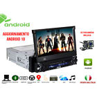 STEREO ANDROID 10 SCHERMO SCOMPARSA 1DIN GPS WIFI USB MIRROR AUTORADIO BLUETOOTH