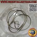 Collana catenina in argento 925 ‰ a maglia snake piatta Spessore  1,5 mm