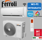 Climatizzatore Condizionatore Ferroli Giada S 9, 2, 18, 24 BTU Wi-Fi Integrato