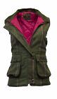 Walker & Hawkes Ladies Derby Tweed Bodywarmer Waistcoat Gilet Jacket PINK STRIPE