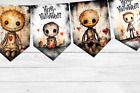 Voodoo Dolls Bunting Halloween Decoration