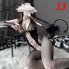 Women Bodystocking Sexy Lace Lingerie Babydoll Bodysuits Sleepwear Stocking