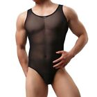 Praktischer Herren Body Singlet Spandex Stylische Unterwäsche Ringen 90kg