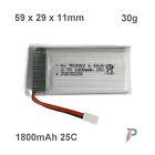 LiPo 3.7V LiIon Lithium Akku Batterie Drone Heli RC Auto Walkera 20C 25C mit BMS