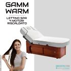 Gamm warm Lettino Spa riscaldato  in legno 4 motori wellness estetica spa