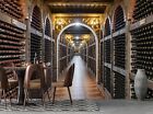 Wine Cellar with Bottles Wall Mural Bar Wallpaper Storage Paper Poster Cell Art