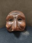 Maschera Pulcinella in Terracotta Cm13x14 Regalo Souvenir Napoli Bomboniere