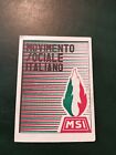 Tessera Movimento Sociale Italiano MSI Partito 1951 Servigliano Ascoli Piceno