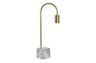 LAMPADA DESIGN SCRIVANIA OTTONE BASE MARMO LAMPADA  MODERNA CHIC