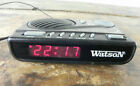 Vecchia RADIO SVEGLIA Watson Clock MODELLO UR 4513 Vintage D epoca Soprammobile