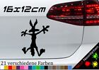 Coyote Aufkeber 16x12cm Hater Road Runner Koyote Wylie JDM Fun Sticker Vinyl DUB