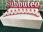 vintage subbuteo Heavyweight team Walkers Generic Red Ref No 1 Unboxed