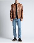 Brunello Cucinelli Men’s Leather Bomber Jacket