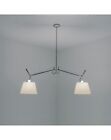 LAMPADARIO MOD. TOLOMEO SOSPENSIONE CON DUE BRACCI - ARTEMIDE