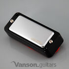 NEW Wilkinson WMHR AlNiCo V Mini Humbucker Pickup, P90, Chrome, Black Ring