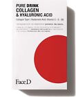Face D - Pure Drink Integratore Alimentare Stick Di Collagene e Acido Ialuronico