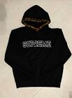 Felpa Supreme Leopard Trim Hooded black L