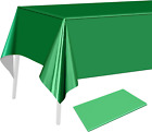 PLULON Tovaglia in Lamina Verde Tovaglia in Plastica Rettangolare 137 X 274 Cm T