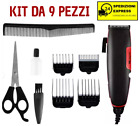 TAGLIACAPELLI PROFESSIONALE MACCHINETTA PER CAPELLI TAGLIABARBA RASOIO ELETTRICO