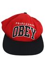 OBEY Propaganda Cap Baseball Snapback Rot Schwarz Unisex