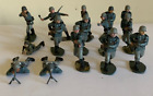 Plastic toy soldiers  Airfix WW2 German infantry 15 figures painted