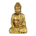 Buddha Figur Garten, Gartenbuddha gold, Gartenfigur, Gartendeko, Gartenskulptur