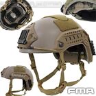 Elmetto US Helmet FMA Maritime in ABS + Kit Slitte Spugne Militare Softair TAN