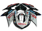 CARENE ABS PER DUCATI  848 1098 1198 XEROX BLACK AD INIEZIONE KIT FAIRING