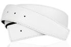 100% Quality White Black H Belt Reversible Leather Strap without Buckle Man 32mm