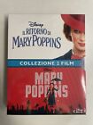 MARY POPPINS - IL RITORNO DI MARY POPPINS - COFANETTO 2 BLU RAY - NUOVO