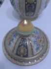 Vaso in ceramica maiolica Deruta ditta Gialletti G.P. decorata a mano+ Coperchio