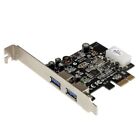 Scheda Usb Startech Adattatore Scheda Superspeed Usb 3.0 Con 2 Porte Pci Express