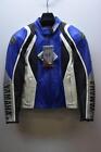 Giubbotto in Pelle da Moto Dainese Yamaha Kiron Blu Antracite TG. 48 27