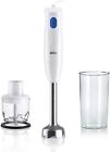 Braun MQ10.201MWH, Frullatore Ad Immersione Tritatutto da 350 ml+bicchiere 600ml