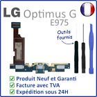 LG OPTIMUS G NAPPE INTERNE DU CONNECTEUR DE CHARGE USB ET DU MICRO + OUTILS