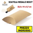 10/20/50 SCATOLA REGALO CARTONE RICICLATO ASTUCCIO SCATOLINA CONFEZIONE INGROSSO