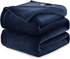 Coperta Plaid Divano Pile Di Flanella 260Gsm - 130X150 Cm, Blu Navy - Coperta Le