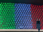 Tenda Luminosa Bandiera Italia Per esterno con 280 luci led tricolore italiano