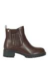 Stivaletti Donna Bassi Pelle Sintetica Stivali Chelsea Boots Tinta Unita Ecopell