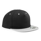 VISIERA PIATTA - CAPPELLINO NERO GRIGIO - SNAPBACK - RAPPER - FLAT VISOR - CAP