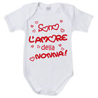 Body neonato sono l amore della nonna grafica neutra