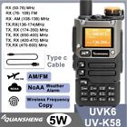 Walkie Talkie Quansheng UV-K6/ UV-K5(8) Radio bidirezionale 50-600MHz FULLBAND