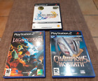 Lotto Final Fantasy X + Legacy of Kain + Champions Playstation 2 Completi ITALIA