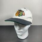 Vintage Chicago Blackhawks Cap Mens One Size White Sports Specialties NHL TISA