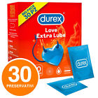 Durex Love Extra Lube Preservativi Easy-On Lubrificati Uomo Vestibilità Aderente