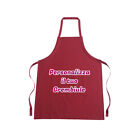 Grembiule da Cucina Rosso Burgundy Personalizzato con Foto Testo e Immagini