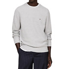 Tommy Hilfiger-Pullover in maglia tramata-Grigio