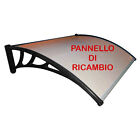 POLICARBONATO COMPATTO TRASPARENTE 3 mm - ricambio pannelli PENSILINE