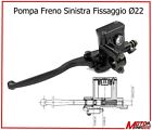 POMPA FRENO UNIVERSALE SINISTRA SX MOTO - QUAD - CROSS -PIT BIke