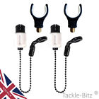 Pro Ace 2 Bite Indicators Bobbins & 2 Rod rest Set For Fishing Bite Alarms